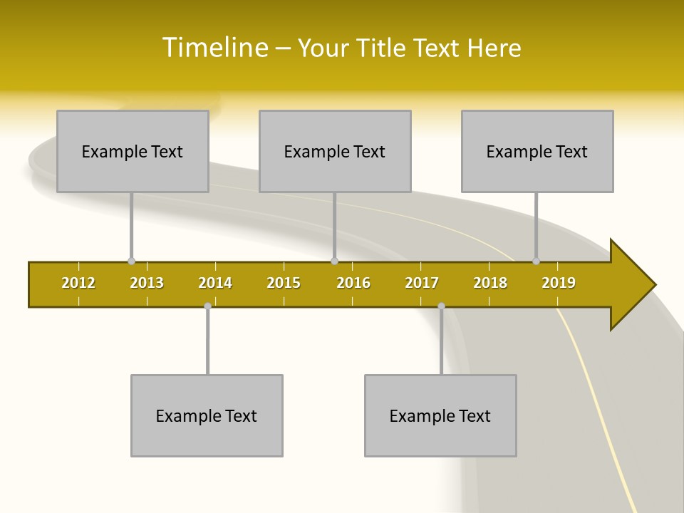 Dividing Open Turn PowerPoint Template