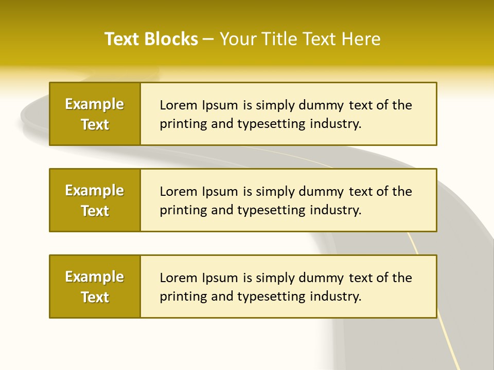 Dividing Open Turn PowerPoint Template