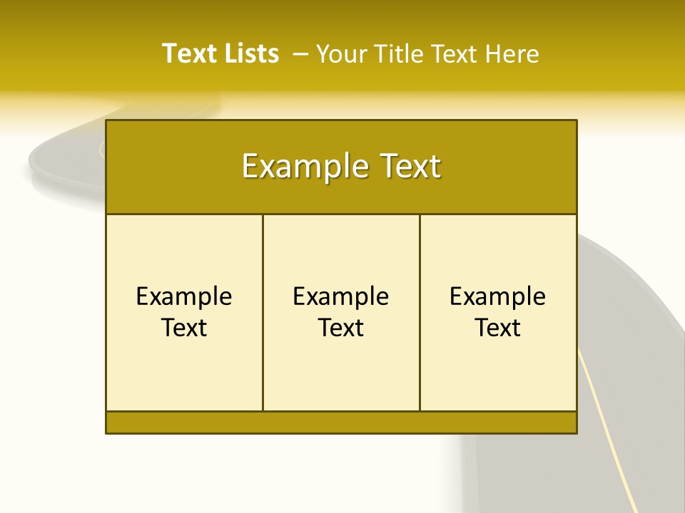 Dividing Open Turn PowerPoint Template