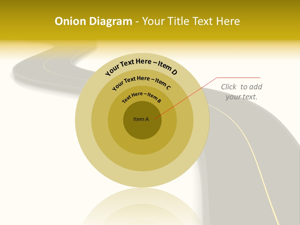 Dividing Open Turn PowerPoint Template