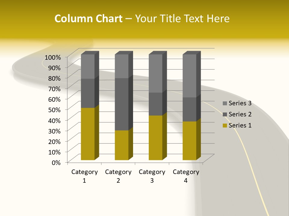 Dividing Open Turn PowerPoint Template