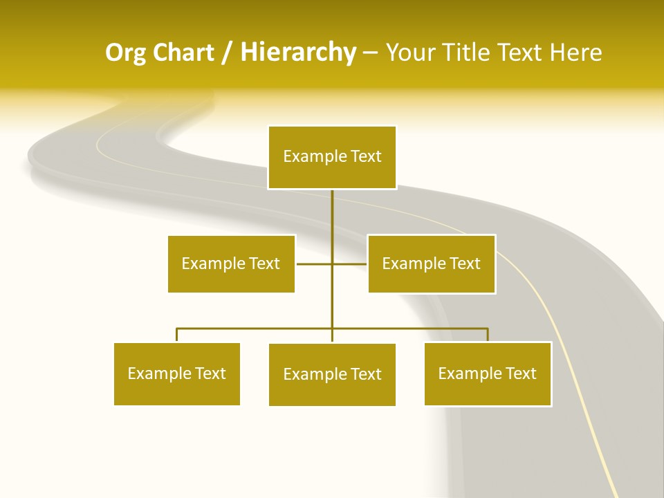 Dividing Open Turn PowerPoint Template