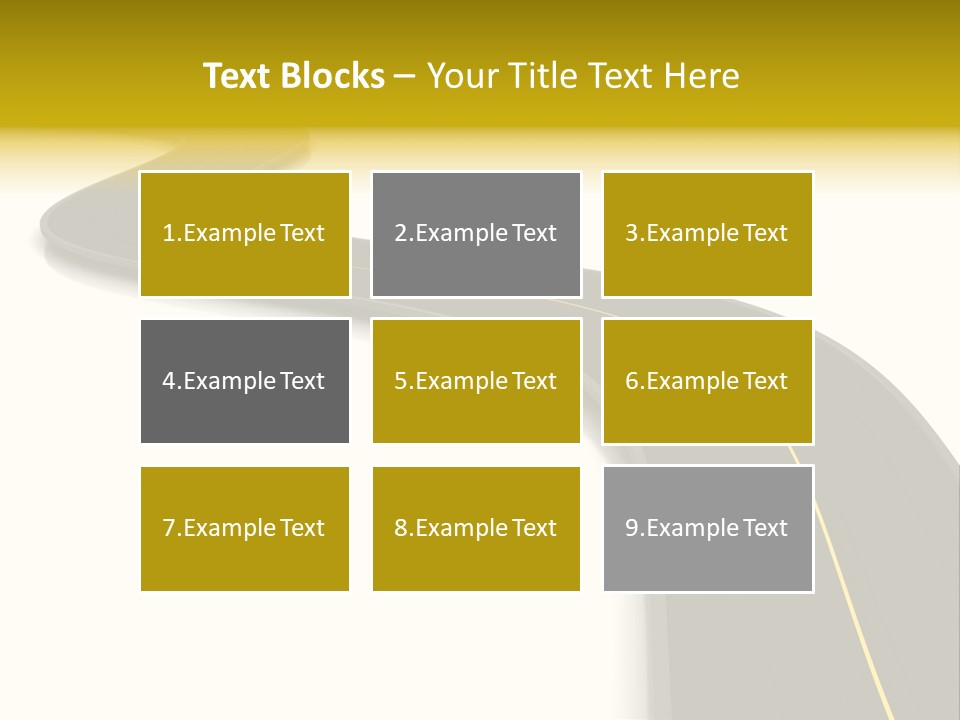 Dividing Open Turn PowerPoint Template