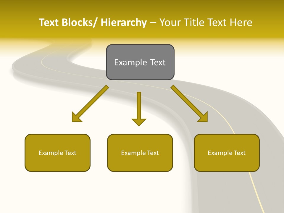 Dividing Open Turn PowerPoint Template