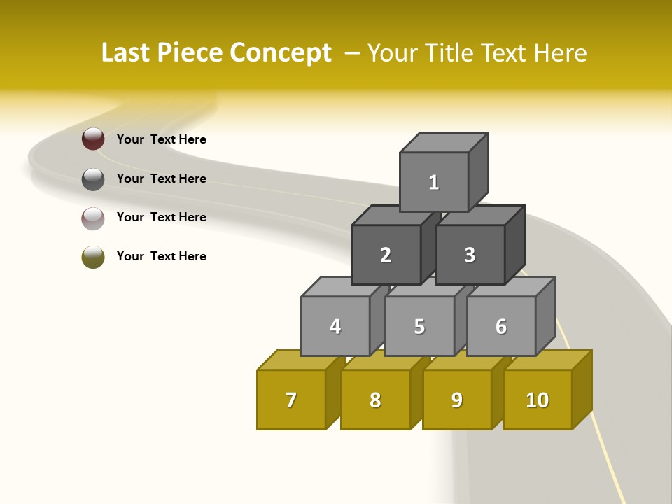 Dividing Open Turn PowerPoint Template