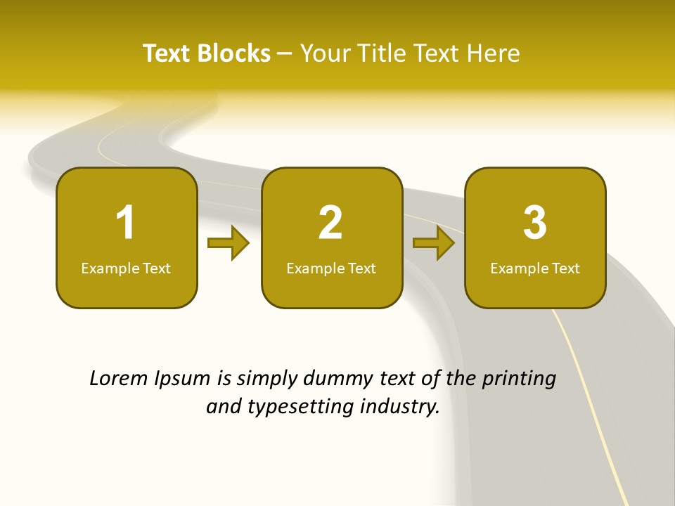Dividing Open Turn PowerPoint Template