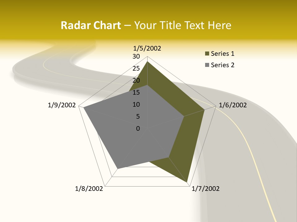Dividing Open Turn PowerPoint Template