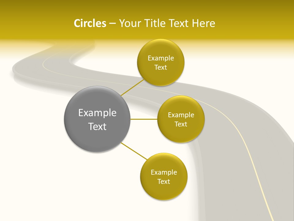 Dividing Open Turn PowerPoint Template