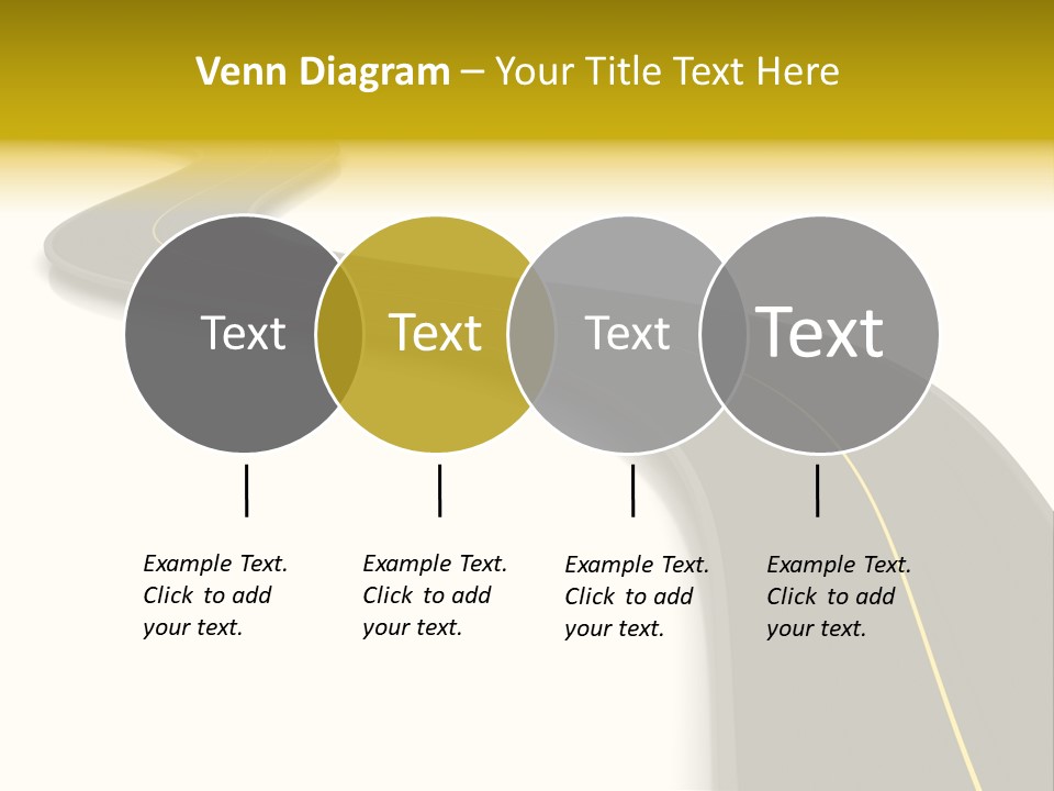 Dividing Open Turn PowerPoint Template