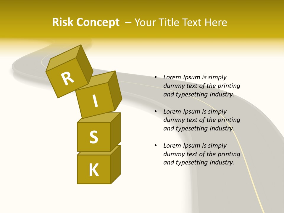 Dividing Open Turn PowerPoint Template