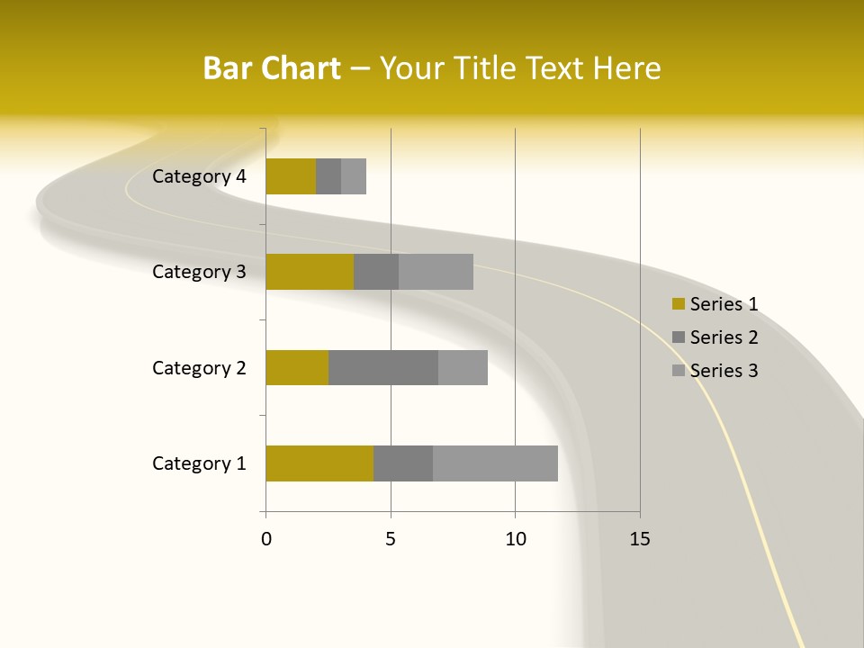 Dividing Open Turn PowerPoint Template