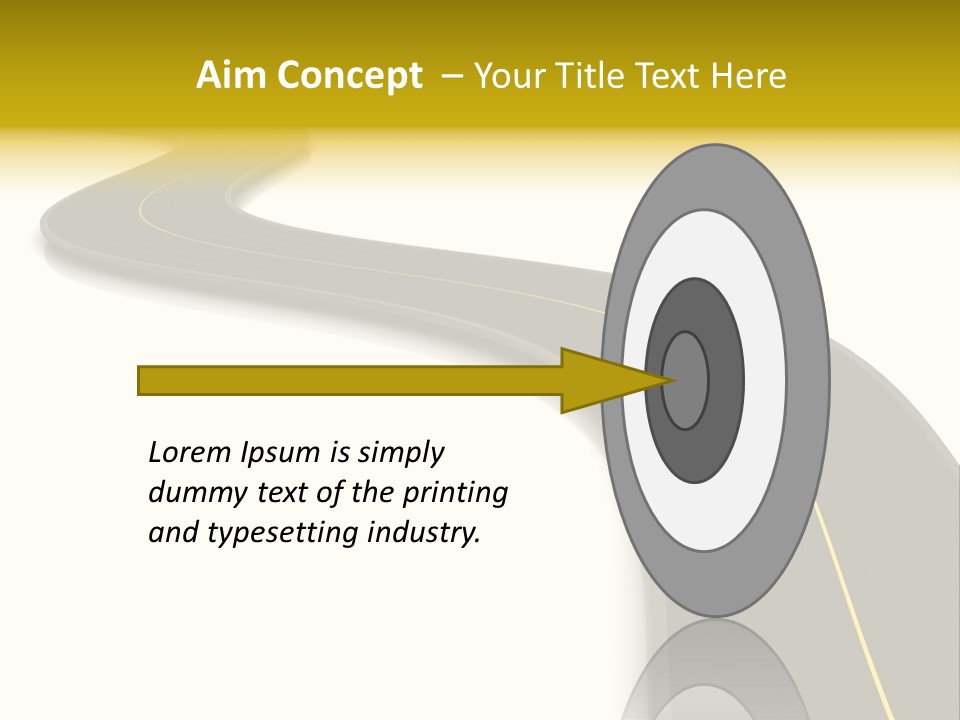 Dividing Open Turn PowerPoint Template