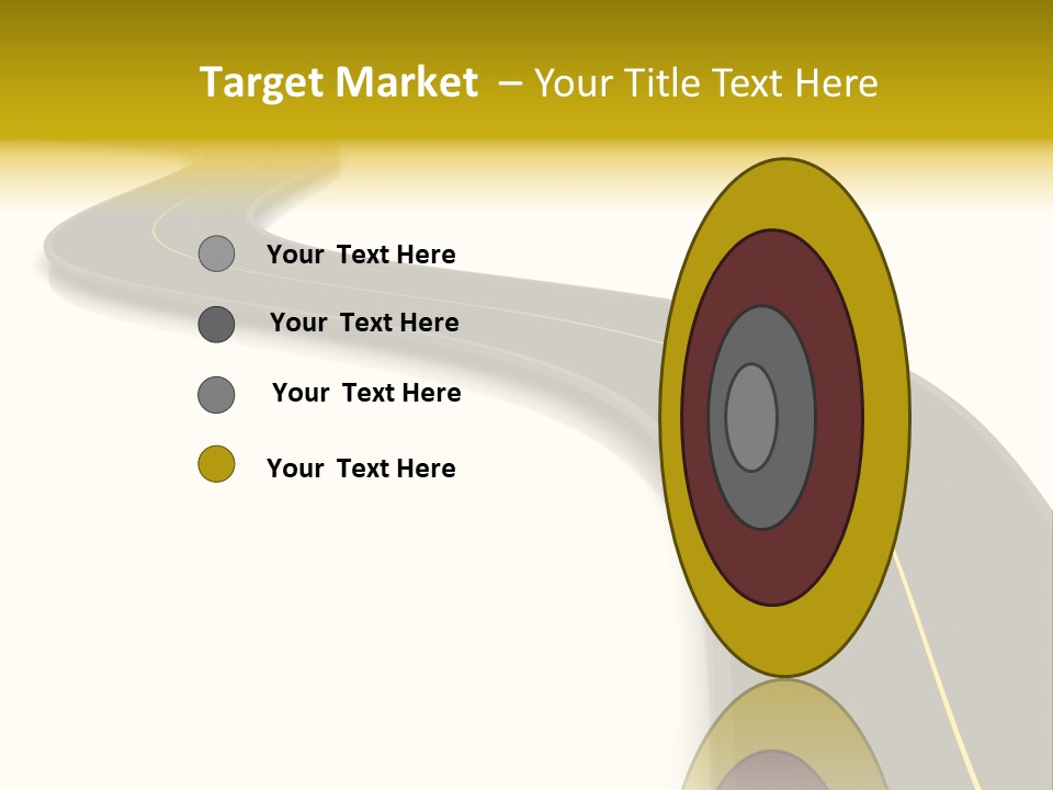 Dividing Open Turn PowerPoint Template