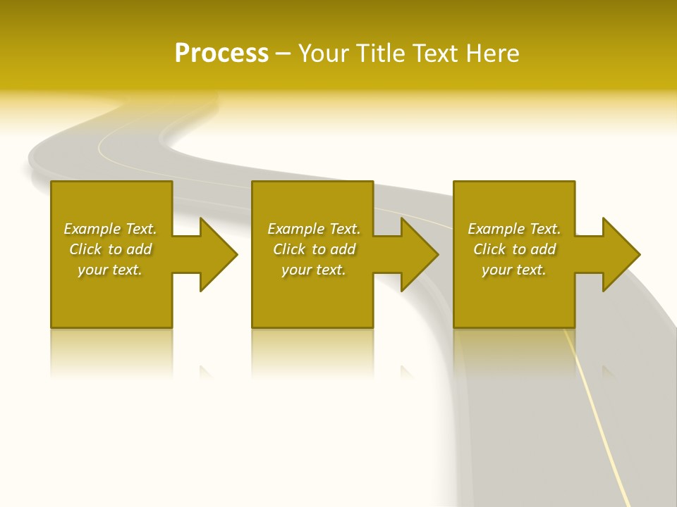 Dividing Open Turn PowerPoint Template