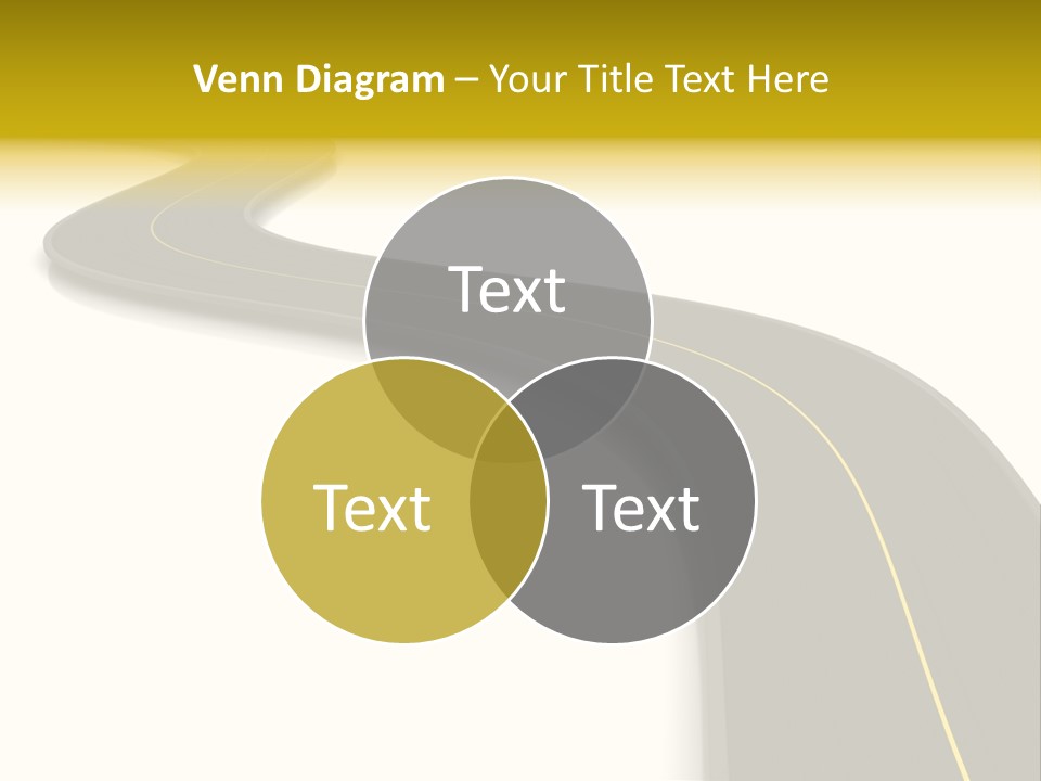 Dividing Open Turn PowerPoint Template