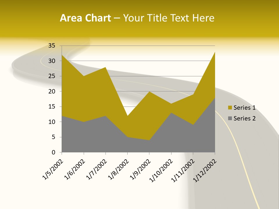 Dividing Open Turn PowerPoint Template