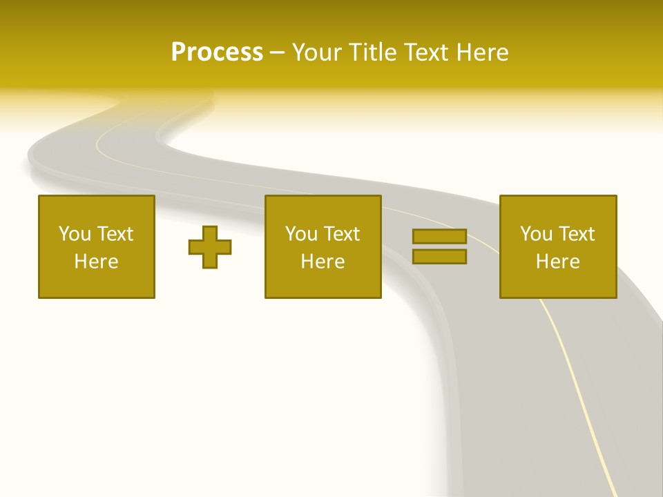 Dividing Open Turn PowerPoint Template