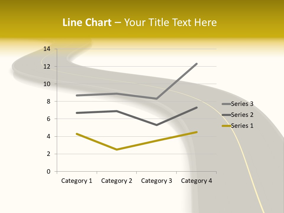 Dividing Open Turn PowerPoint Template