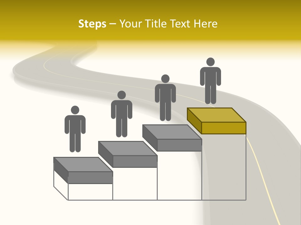 Dividing Open Turn PowerPoint Template