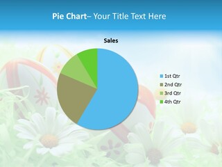 Daisy Copy Blue PowerPoint Template