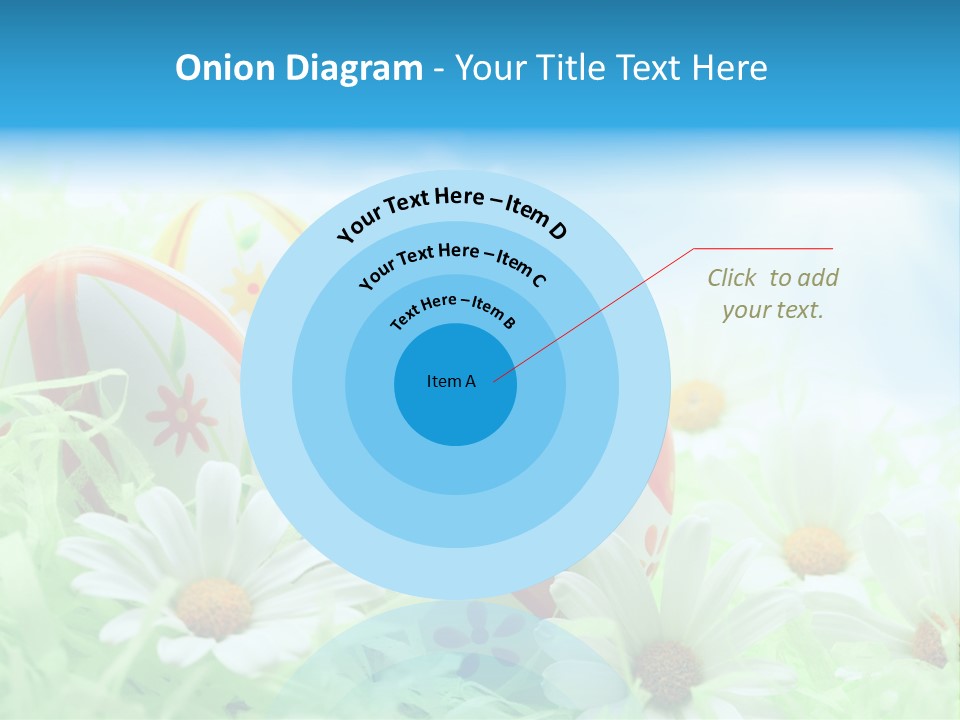 Daisy Copy Blue PowerPoint Template