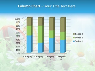 Daisy Copy Blue PowerPoint Template