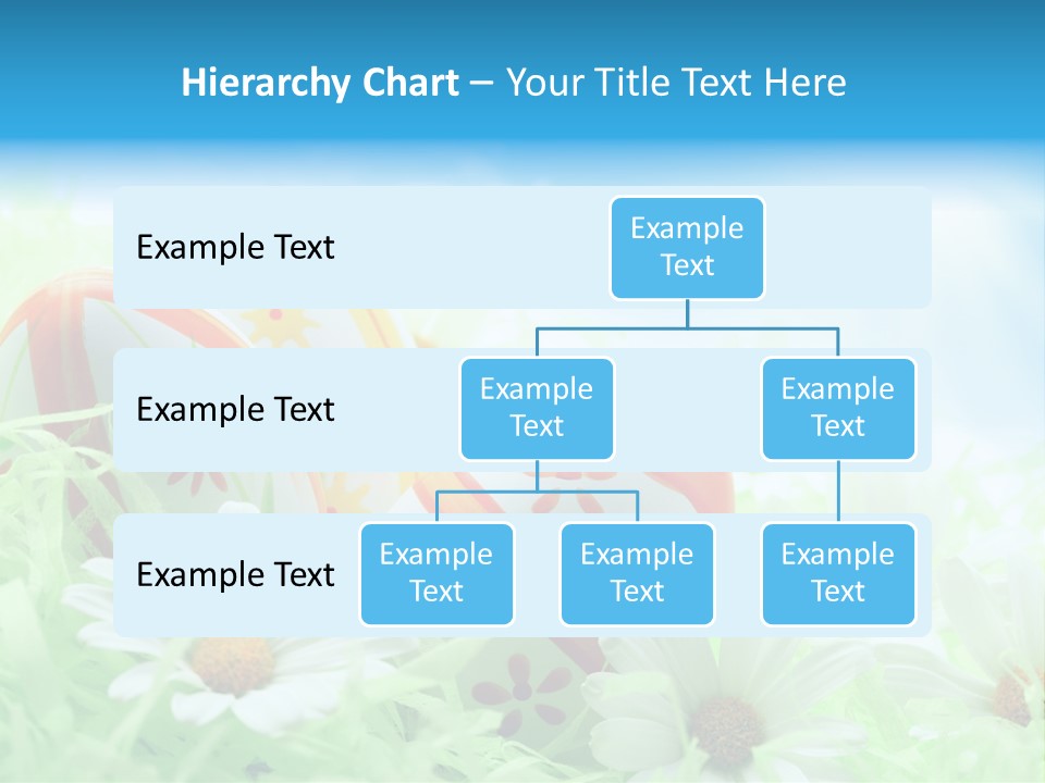 Daisy Copy Blue PowerPoint Template