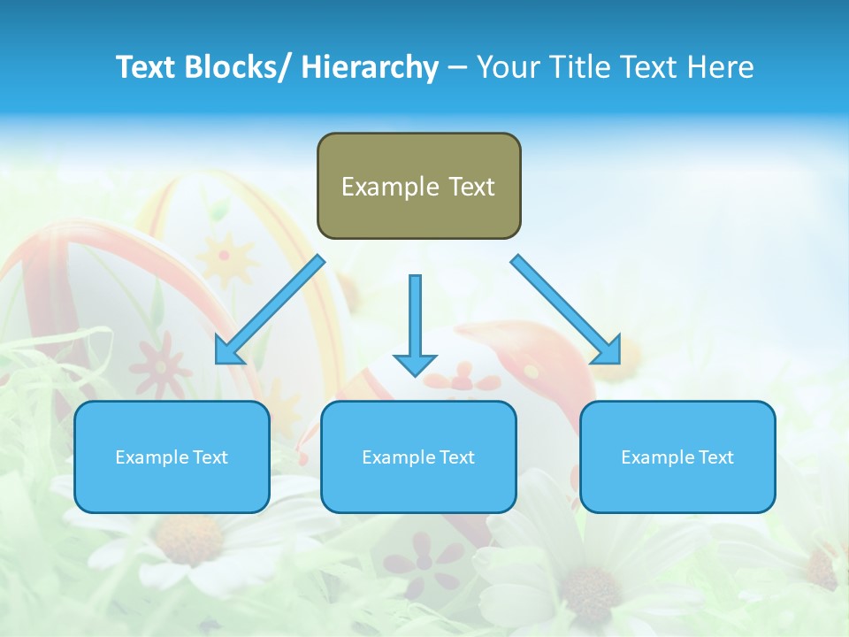 Daisy Copy Blue PowerPoint Template