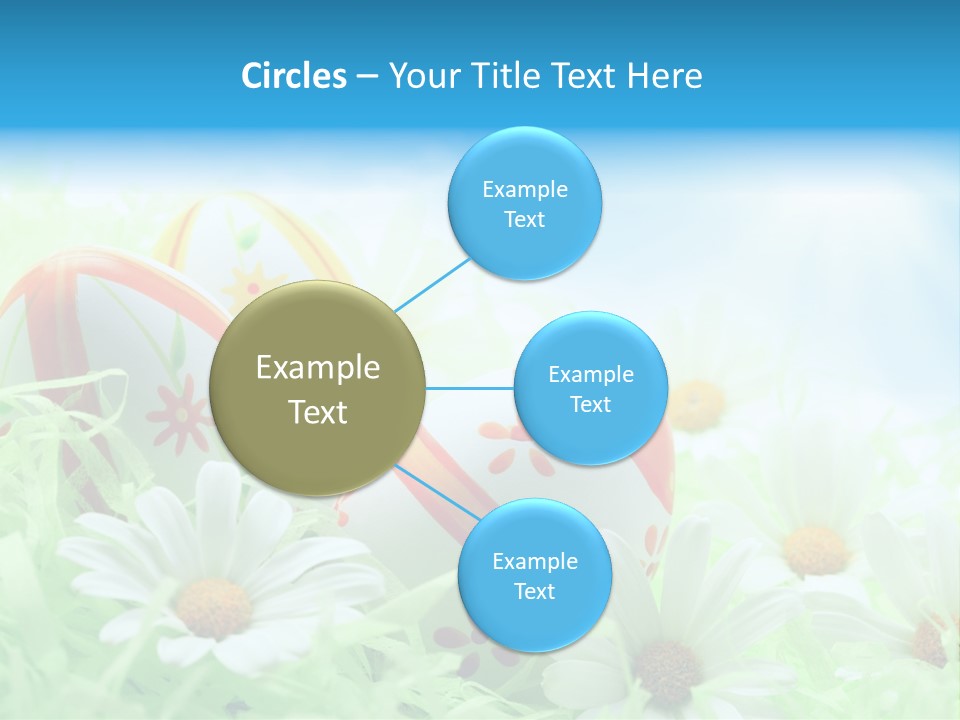 Daisy Copy Blue PowerPoint Template