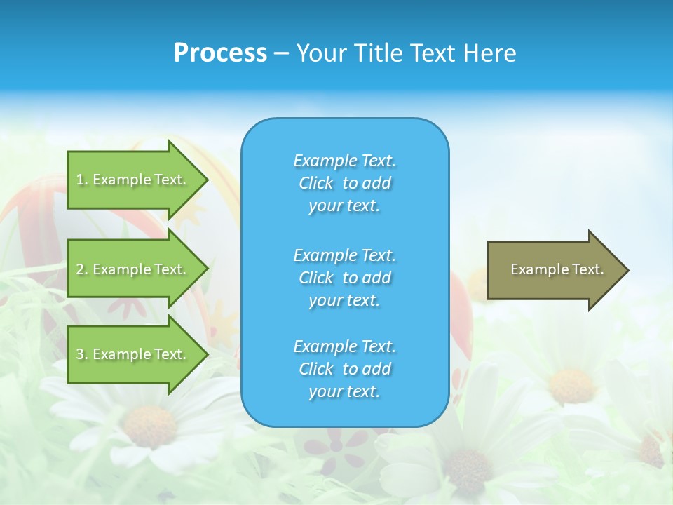 Daisy Copy Blue PowerPoint Template