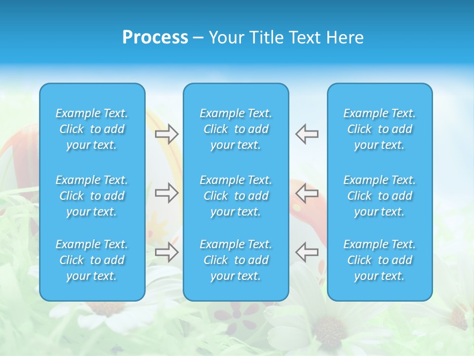 Daisy Copy Blue PowerPoint Template