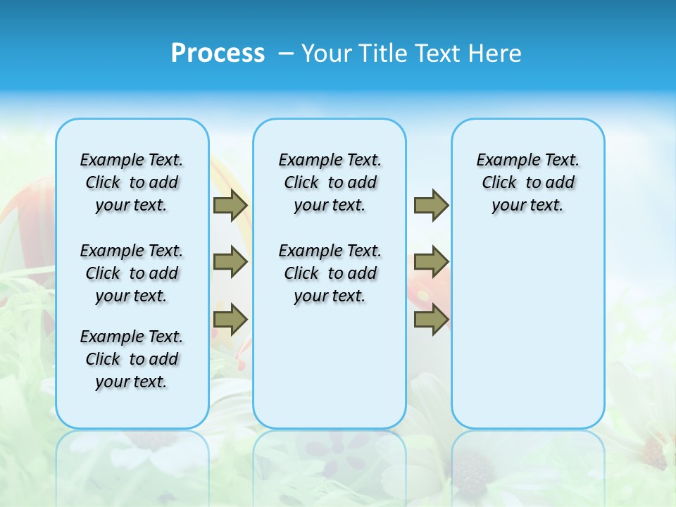 Daisy Copy Blue PowerPoint Template