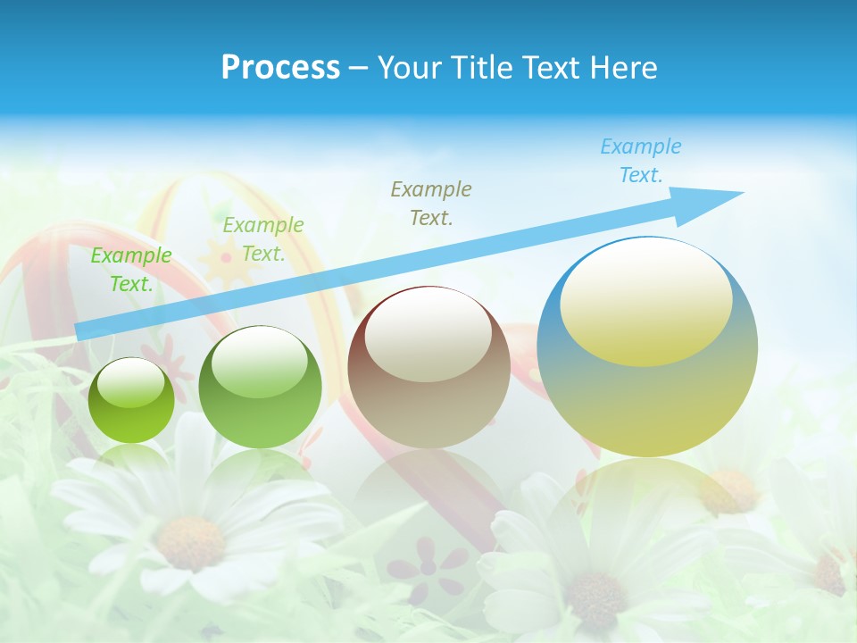 Daisy Copy Blue PowerPoint Template