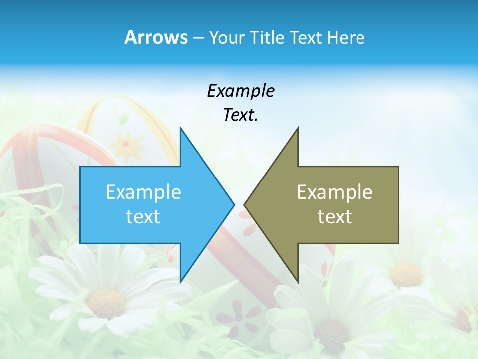 Daisy Copy Blue PowerPoint Template