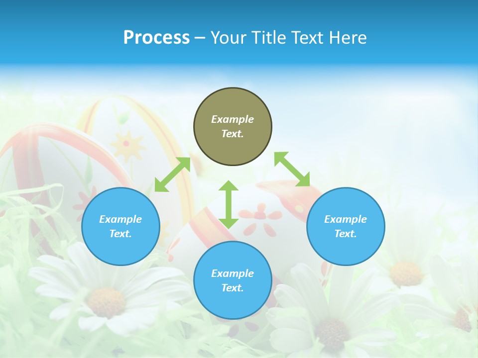 Daisy Copy Blue PowerPoint Template