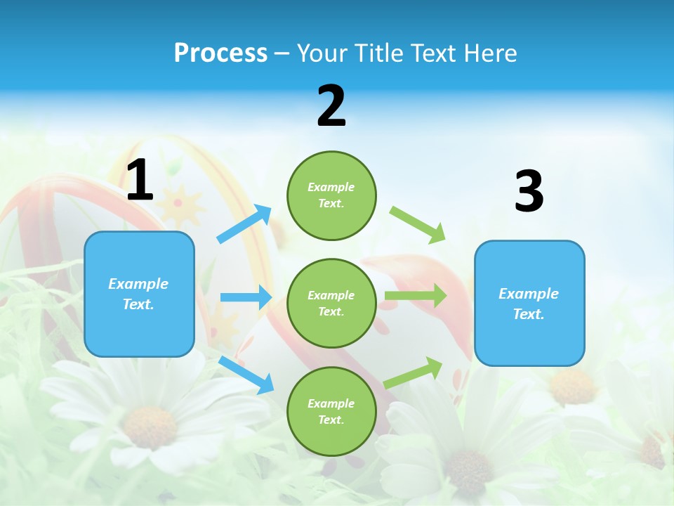 Daisy Copy Blue PowerPoint Template