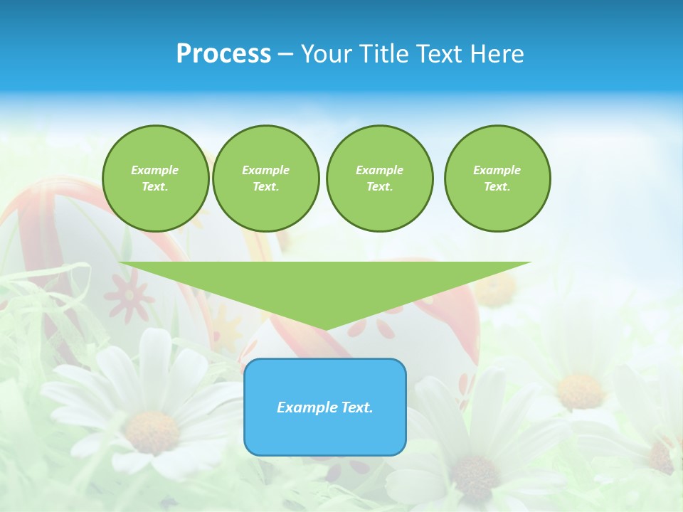 Daisy Copy Blue PowerPoint Template