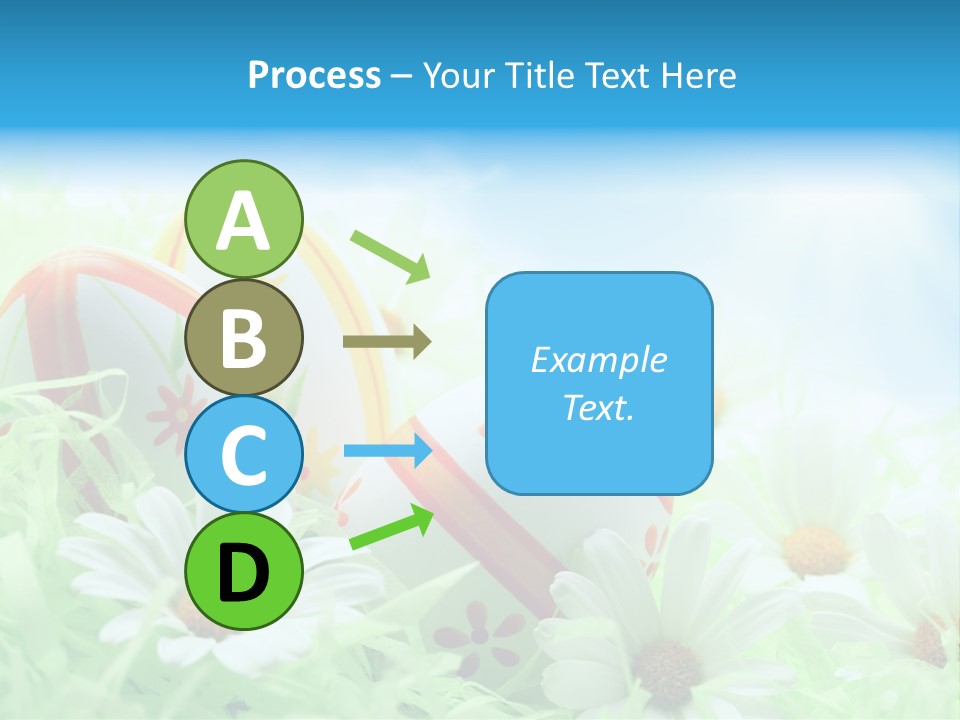 Daisy Copy Blue PowerPoint Template