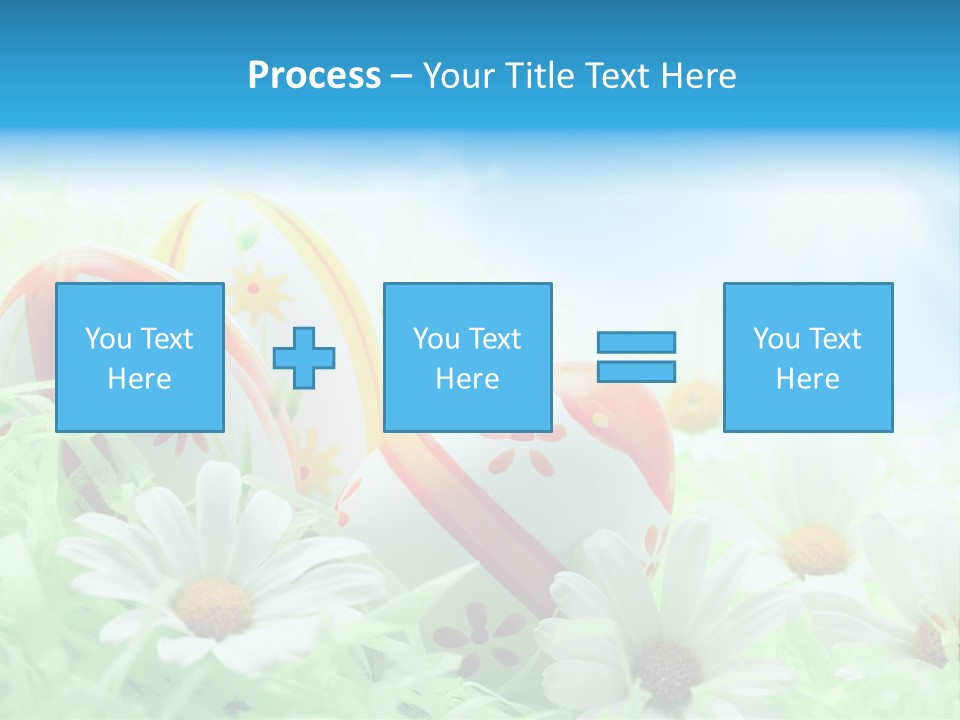 Daisy Copy Blue PowerPoint Template
