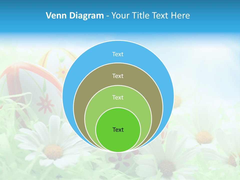 Daisy Copy Blue PowerPoint Template