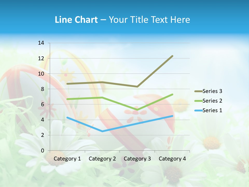 Daisy Copy Blue PowerPoint Template