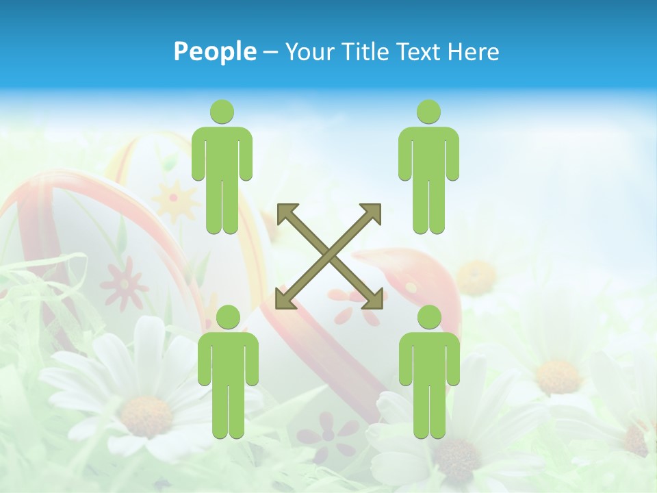 Daisy Copy Blue PowerPoint Template