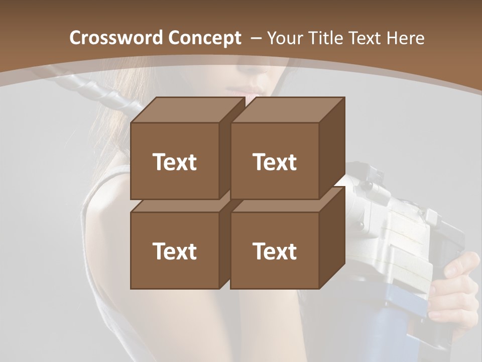 Sensual Model Contractor PowerPoint Template
