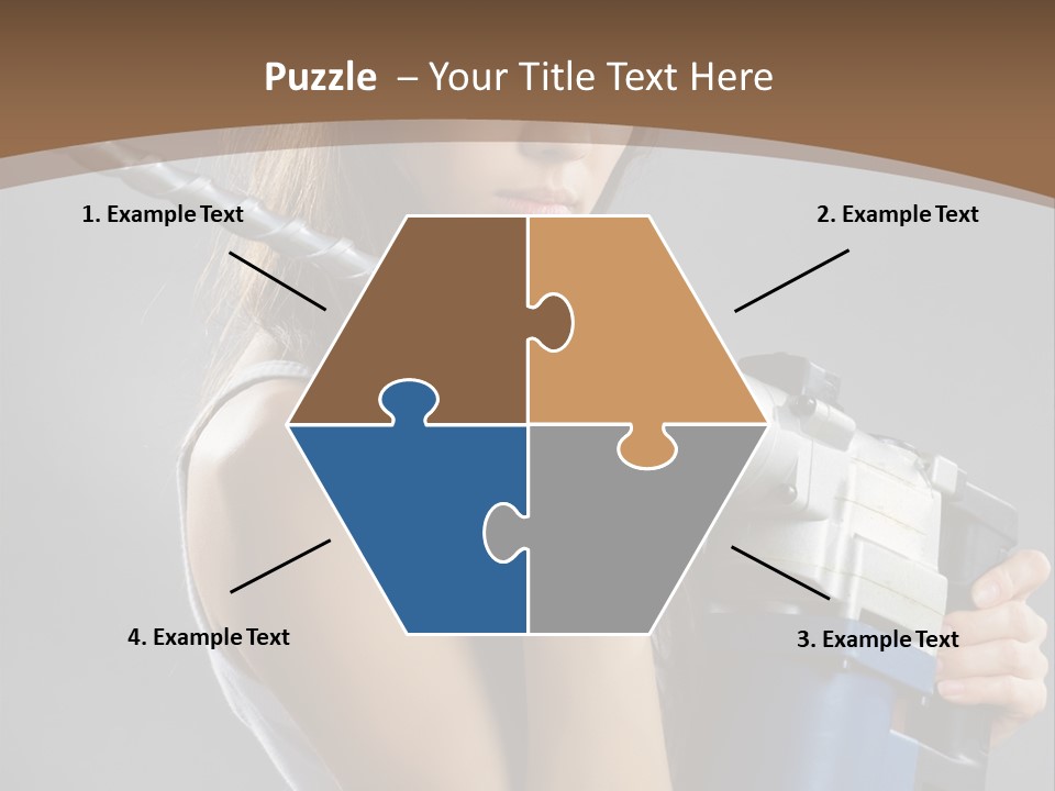 Sensual Model Contractor PowerPoint Template
