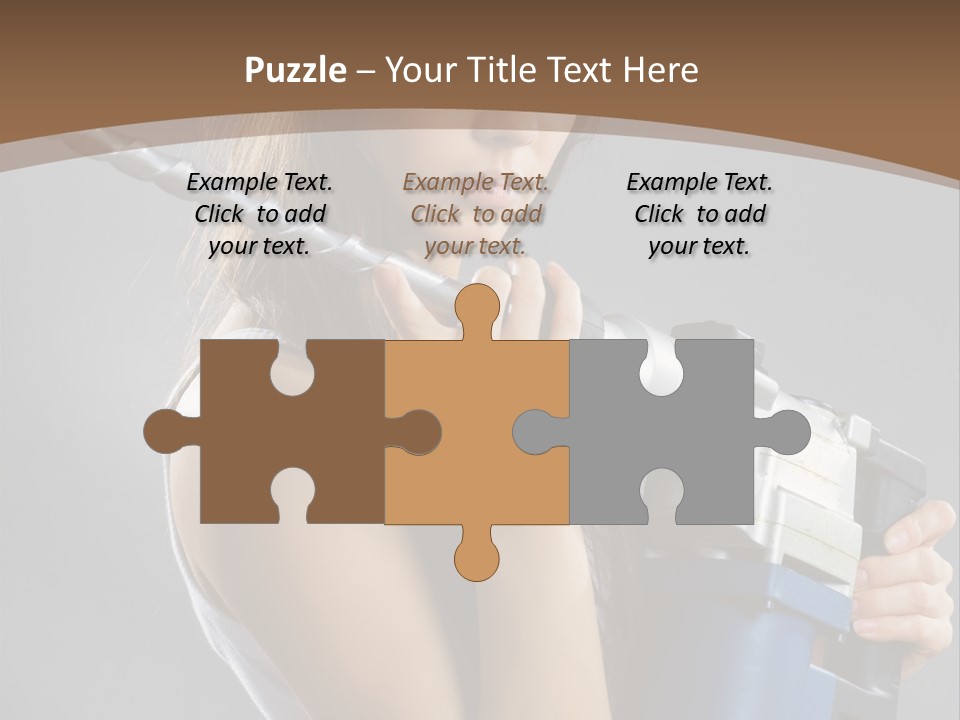 Sensual Model Contractor PowerPoint Template