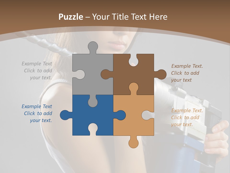 Sensual Model Contractor PowerPoint Template