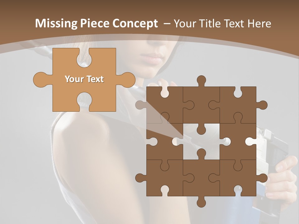 Sensual Model Contractor PowerPoint Template