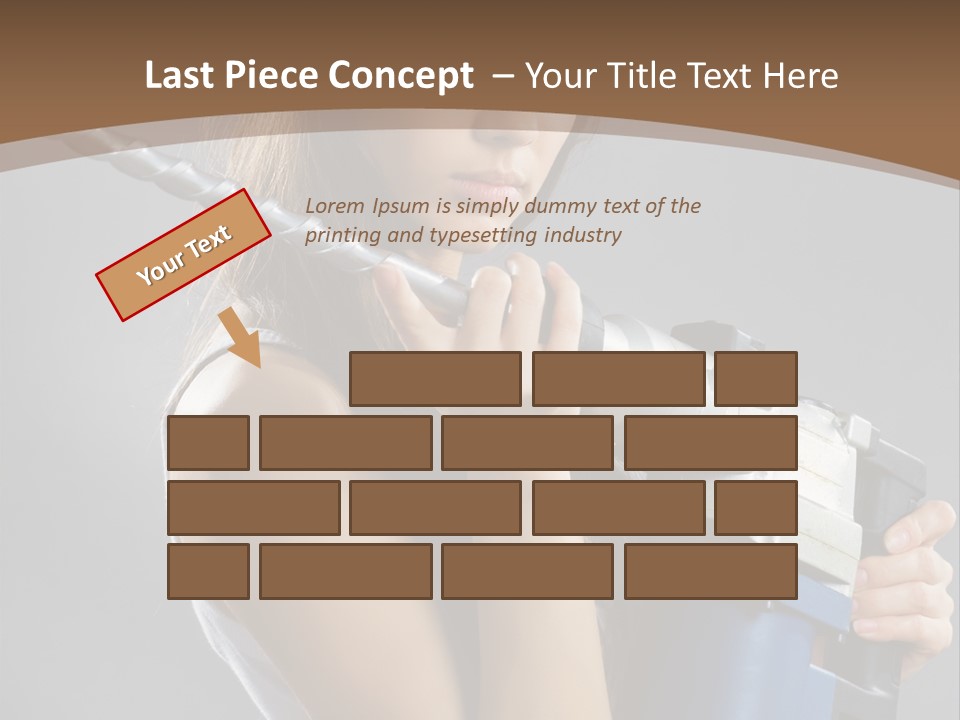 Sensual Model Contractor PowerPoint Template