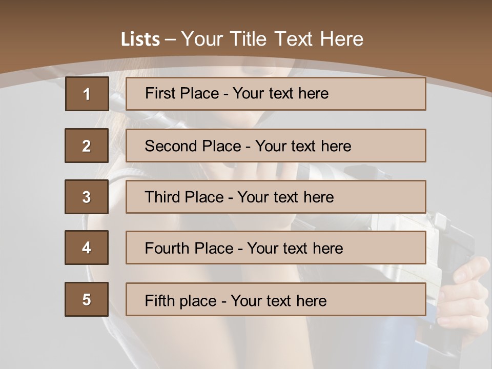 Sensual Model Contractor PowerPoint Template