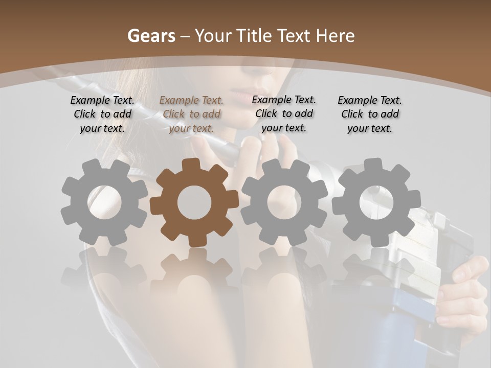 Sensual Model Contractor PowerPoint Template